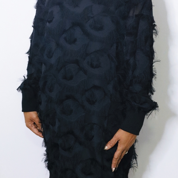 Feather Fringe Dress - Picture 1 of 4